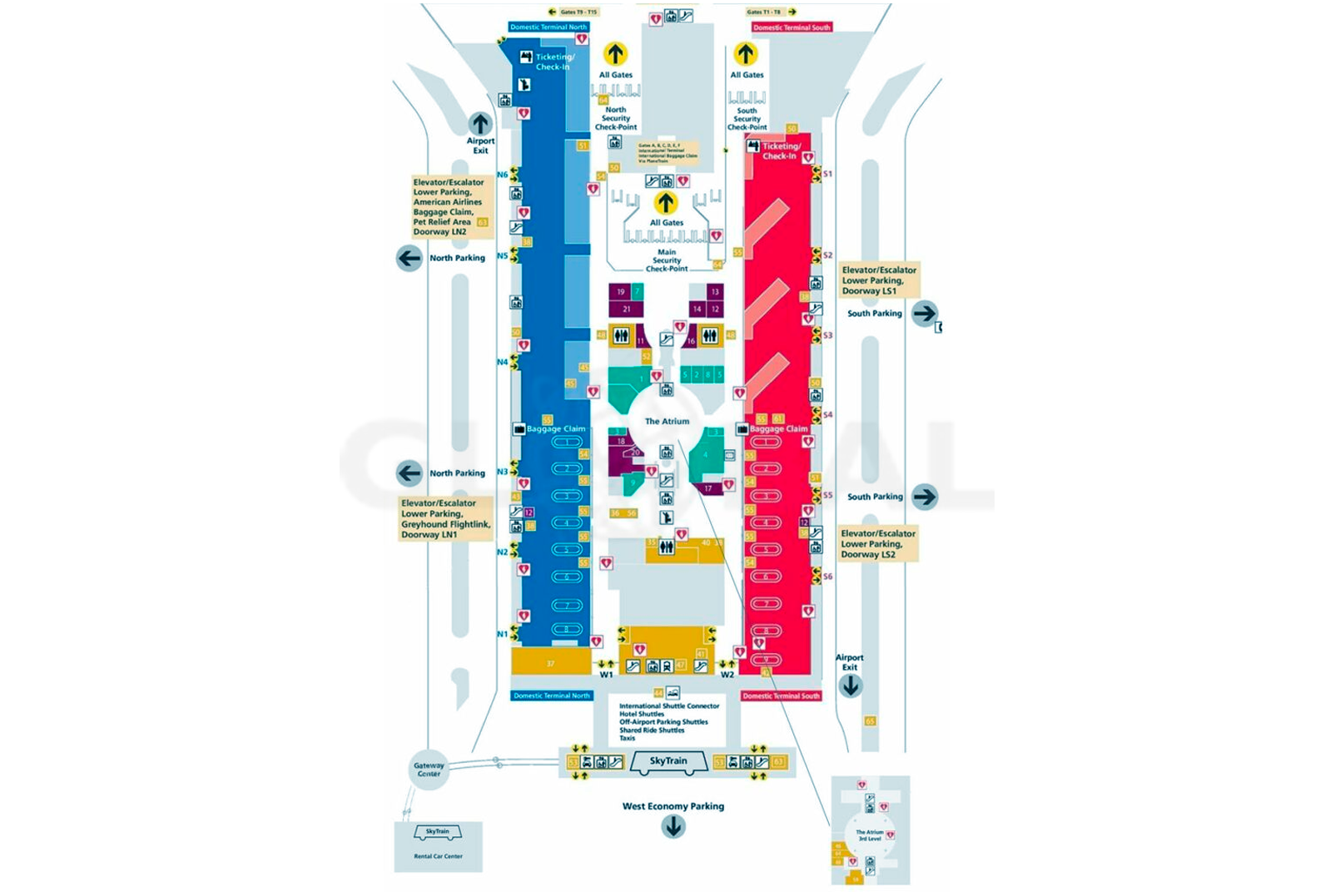 Atlanta Airport Map