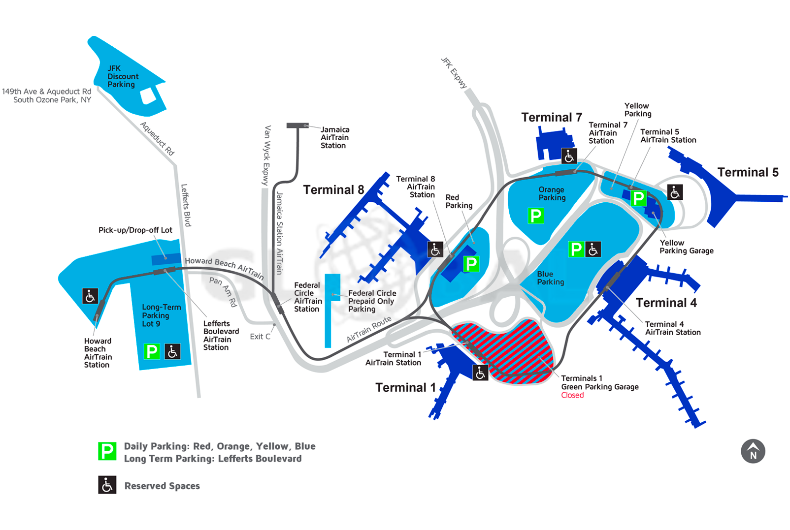 Map of JFK Airport