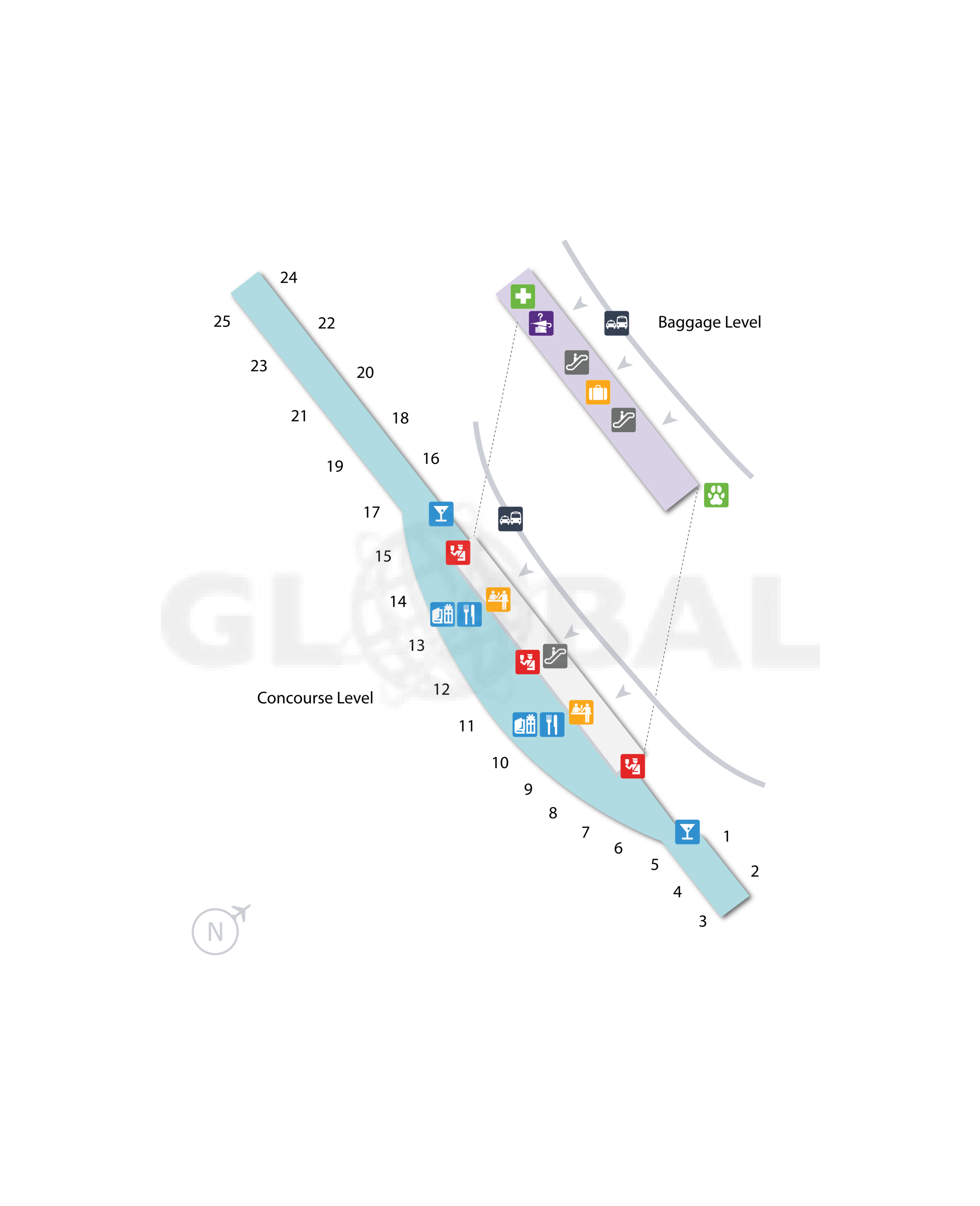 Austin Airport Map