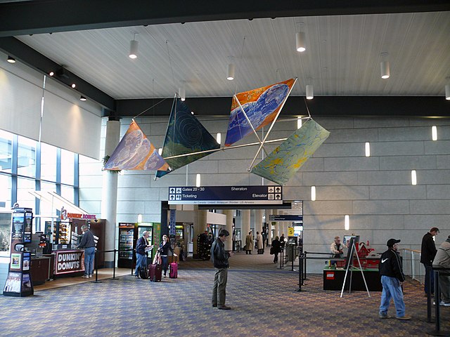 Inside Bradley Airport