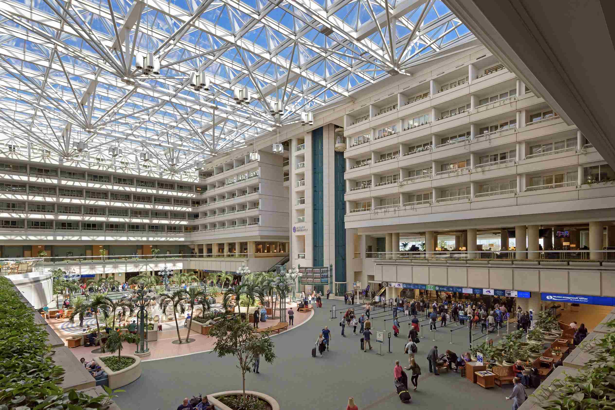 Inside Orlando Airport
