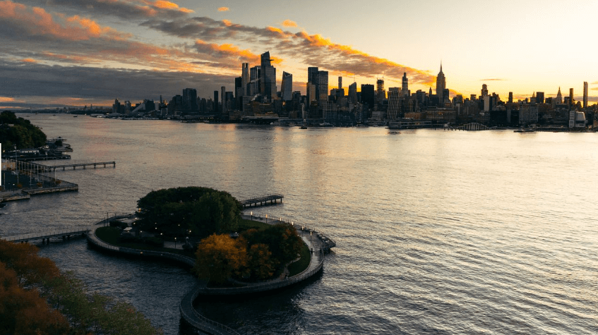 View from W HOBOKEN