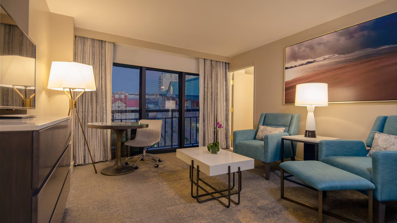 Suite inside Westin Hotel