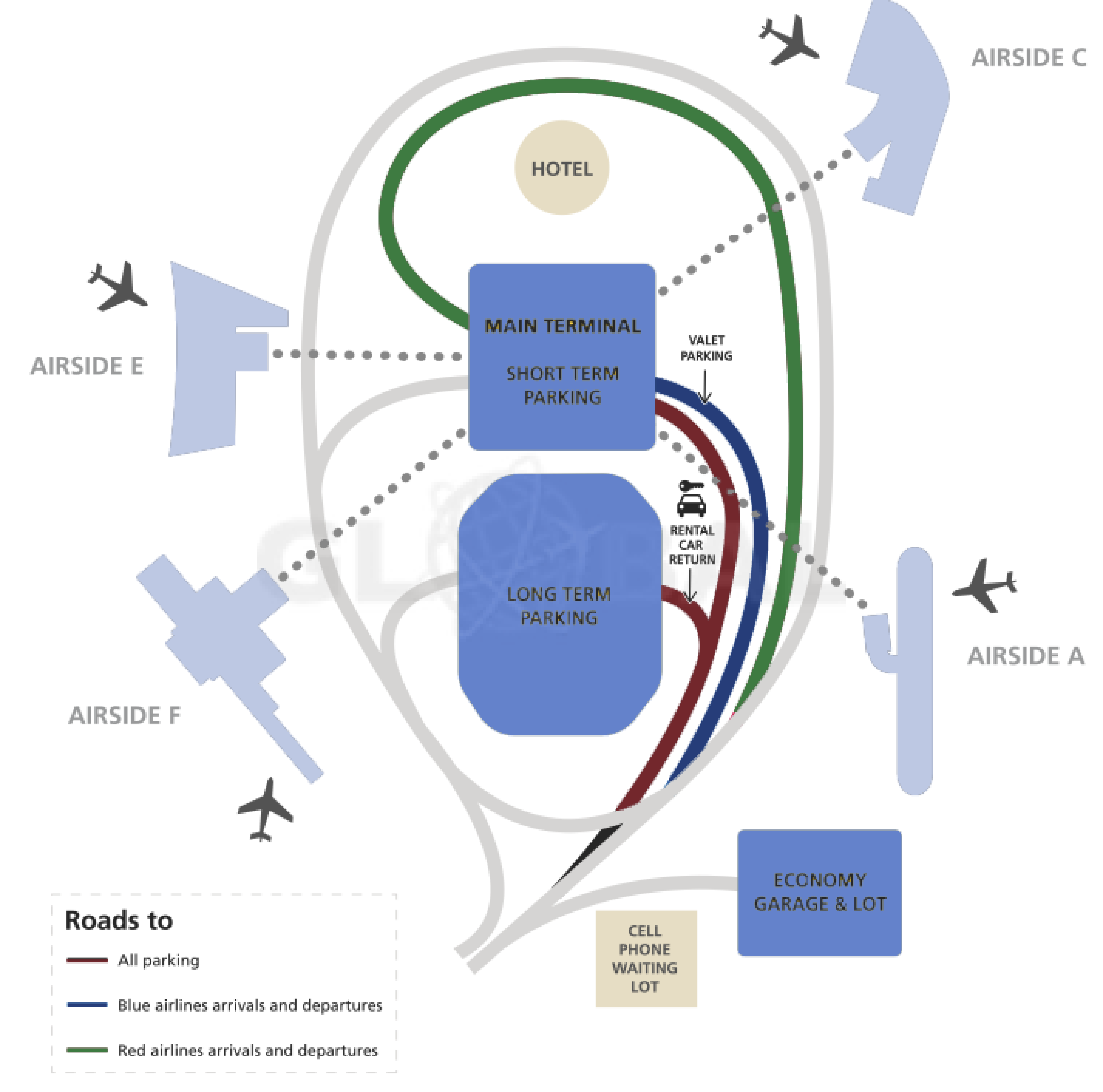 Tampa Airport Map