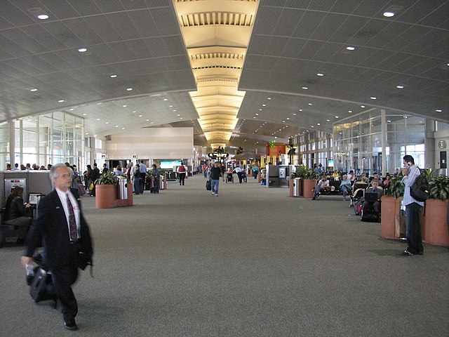 Interior of Tampa Airport