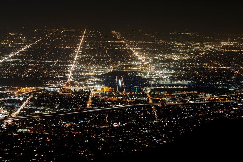 Night View BUR Airport